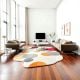 Handcrafted Dot Pattern Organic Living Room Rug